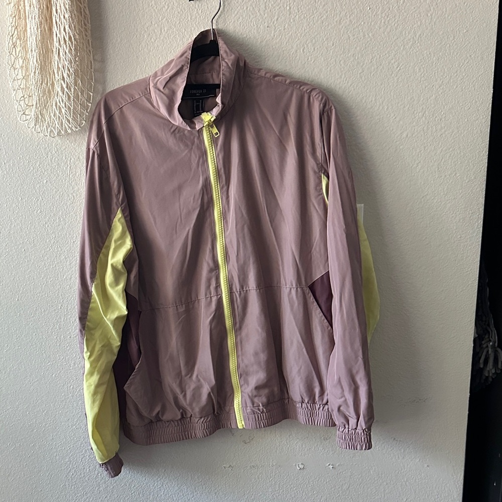 Forever 21 Mauve and Light Yellow Jacket